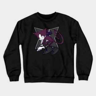 Pyro the cat sonic channel style Crewneck Sweatshirt